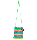 Rainbow Plush Handbag