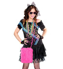 Neon Pink Plush Handbag