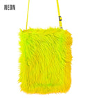 Neon Yellow Plush Handbag