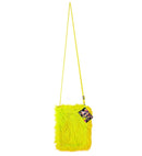 Neon Yellow Plush Handbag