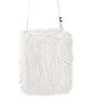 White Plush Handbag