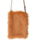 Brown Plush Handbag