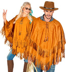Suede Poncho