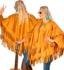 Suede Poncho