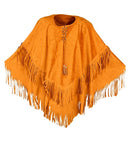 Suede Poncho