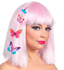 Set Of 4 Butterfly Hair Clips 4 Colors Ass.
