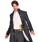 Leather Look  Brown Belt With 4 Holsters For Swords And Weapons”