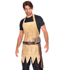 Leather Look  Brown Belt With 4 Holsters For Swords And Weapons”