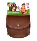 Leather Look Belt With Purse