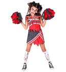 Zombie Cheerleader  Top, Skirt, Pom Poms 
