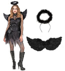 Dark Angel  Dress, Wings, Halo 