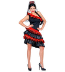 Spanish Senorita  Dress, Veil Headpiece 