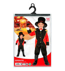 Ringmaster  Tailcoat With Vest, Mock Shirt With Bow Tie, Pants, Boot Covers, Gloves 