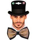 Brown Jacquard Vintage Bow Tie