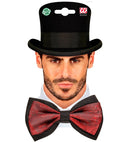 Burgundy Jacquard Vintage Bow Tie