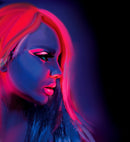 Neon Pink Aqua Make-Up In Tube 30 Ml