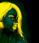 Neon Yellow Aqua Make-Up In Tube 30 Ml