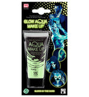 Glow In The Dark Aqua Make-Up In Tube 30 Ml