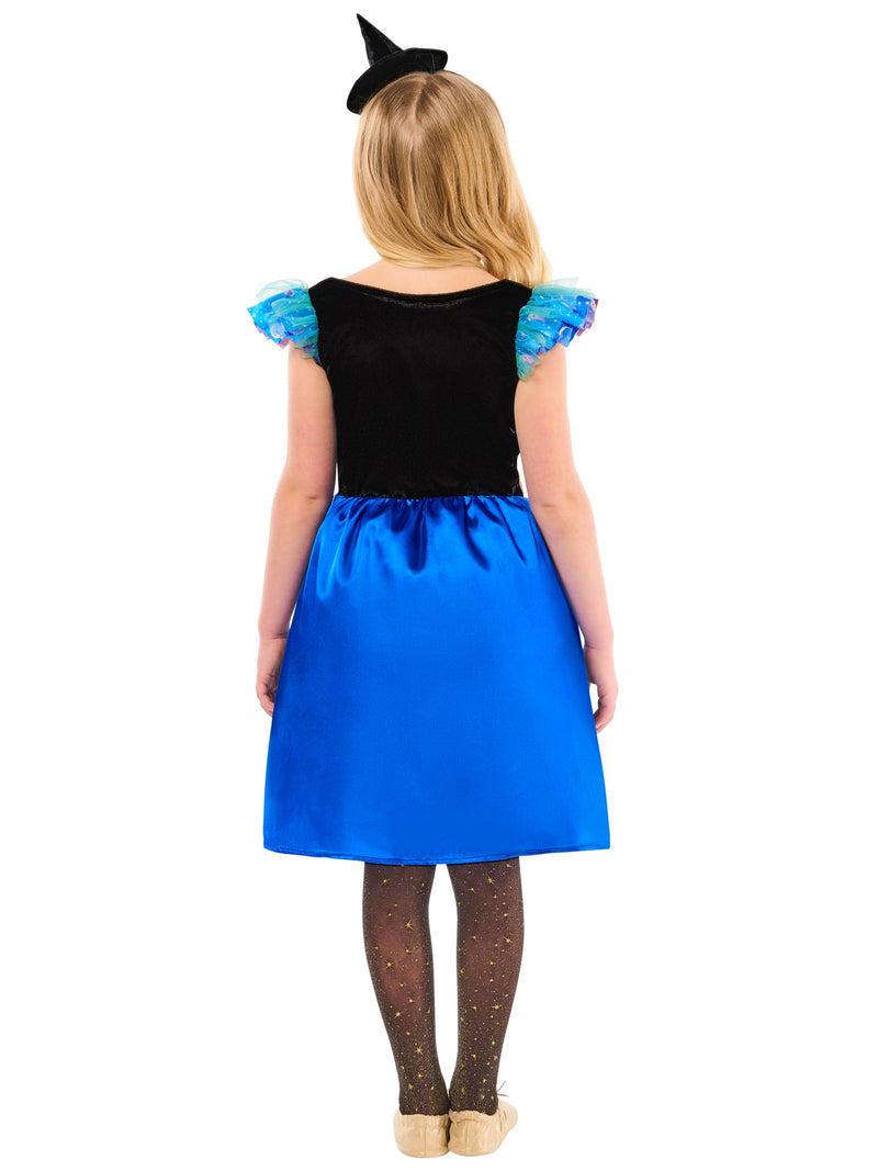 Cosmic Witch Costume Dress and Hat for Girls