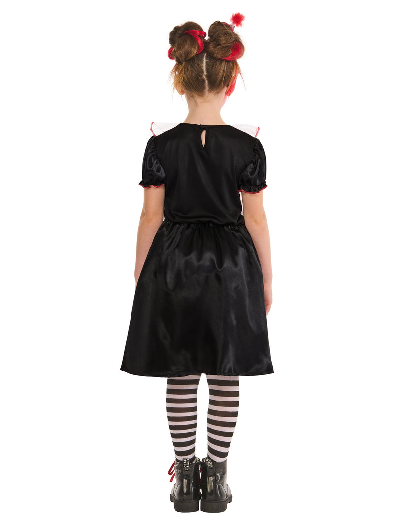 Monochrome Clown Dress for Girls