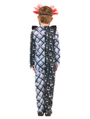 Monochrome Sinister Clown Suit Costume for Kids