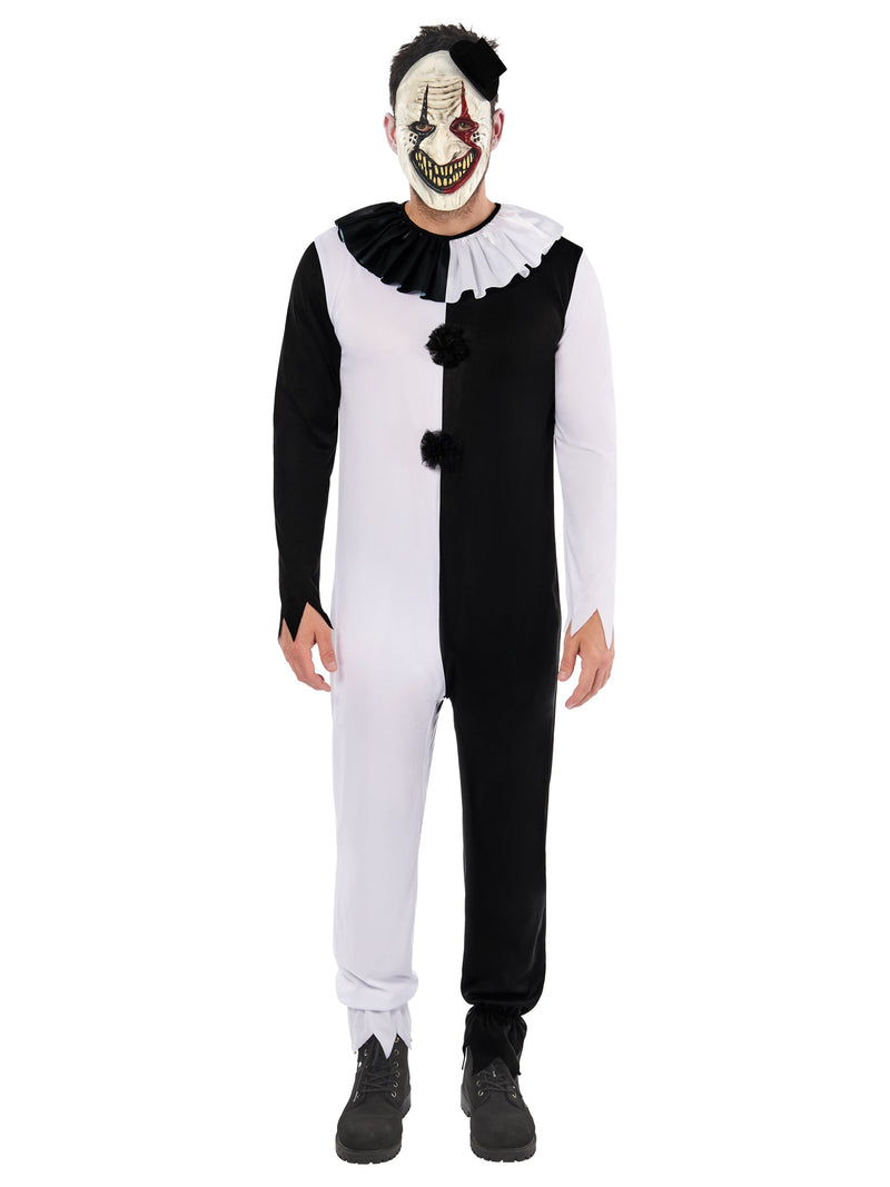 Terror Clown Costume with Mask for Adults