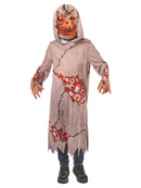 Pumpkin Goblin Kids Hooded Robe and Mask