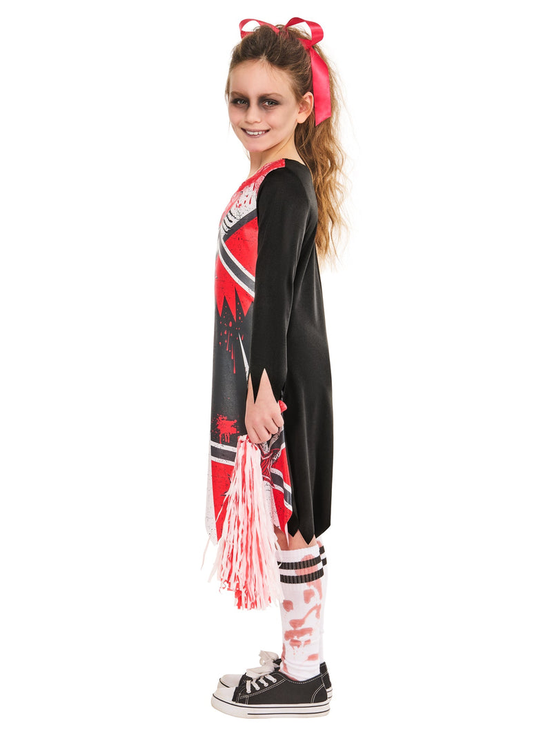 Zombie Cheerleader Costume for Kids