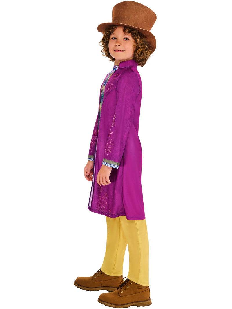 Wonka Child Costume for Kids Coat Top with Waistcoat Trousers and Hat