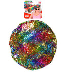 Reversible Rainbow/Gold Sequin Beret