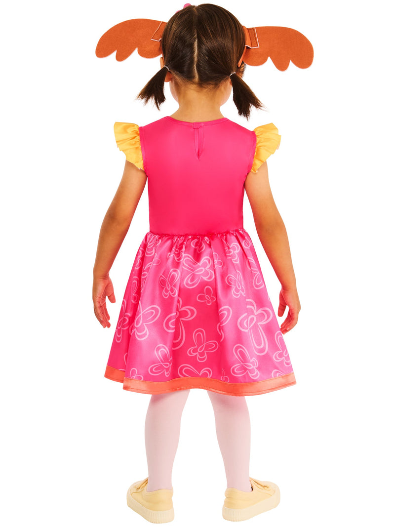 Sula Child Costume Bing Pink Dress and Headband with Ears