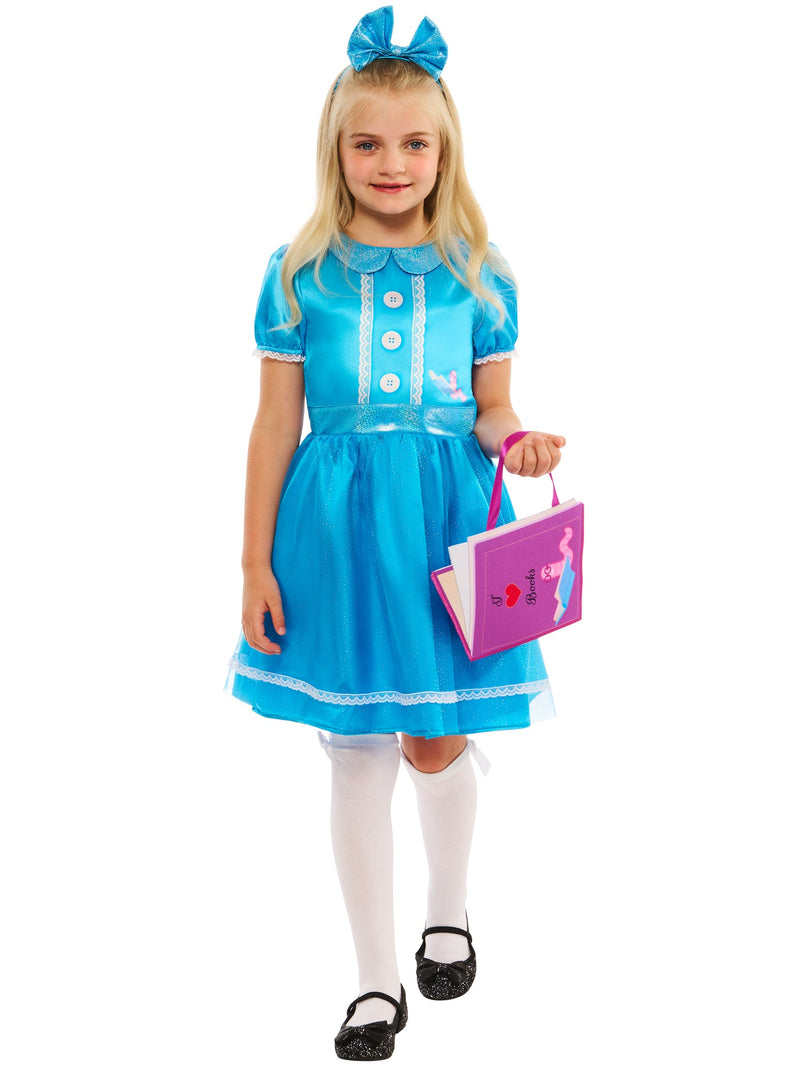 Tilda the Bookworm Costume Blue Dress for Girls