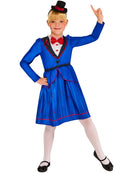 Magical Nanny Mary Poppins Dress Costume for Girls