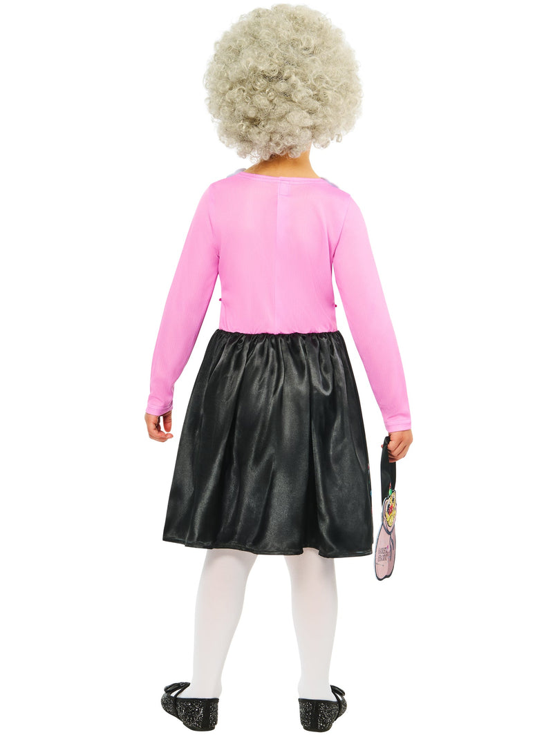 Gangsta Granny Costume Dress Wig Mask and Accessory Bag