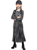 Wednesday Addams Printed Dress for Girls 1