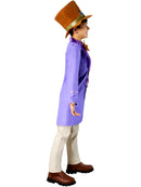 Willy Wonka Boy Chocolate Factory Costume Top with Hat 3