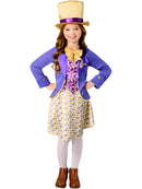 Willy Wonka Girl Chocolate Factory Costume Dress with Hat 1