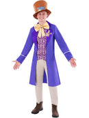 Willy Wonka Costume for Men Top and Hat 1