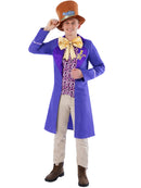 Willy Wonka Costume for Men Top and Hat 5