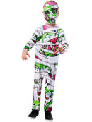 Pop Art Mummy Kids Costume Jumpsuit and Mask for Halloween 1