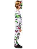 Pop Art Mummy Kids Costume Jumpsuit and Mask for Halloween 3