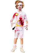 Zombie Rotter Federer Boys Tennis Costume 5