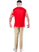 Zombie Burger Costume Adult Horror Fast Food Worker Costume 2