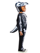 Skeleton Dragon Costume for Kids Jumpsuit Headpiece Wings Tail 3