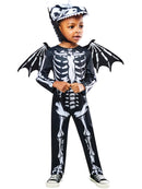 Skeleton Dragon Costume for Kids Jumpsuit Headpiece Wings Tail 5
