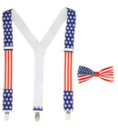 U.S.A.  Braces & Bow Tie 