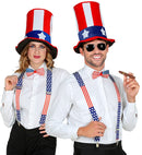 U.S.A.  Braces & Bow Tie 