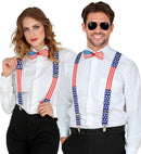 U.S.A.  Braces & Bow Tie 