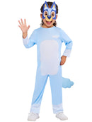 Bluey Costume for Kids Blue Jumpsuit and Mask 1