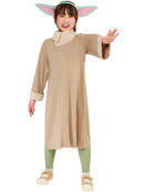 Grogu Costume for Kids Mandalorian Baby Yoda Outfit Robe and Headband 4